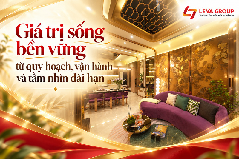 Giá trị sống bền vững từ quy hoạch, vận hành và tầm nhìn dài hạn