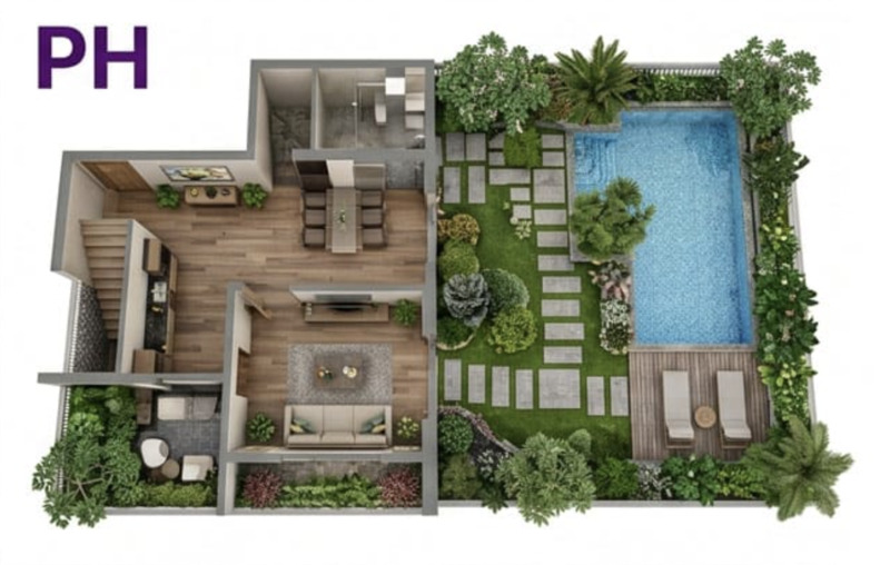 Sky Villa / Penthouse – Không gian sống độc bản