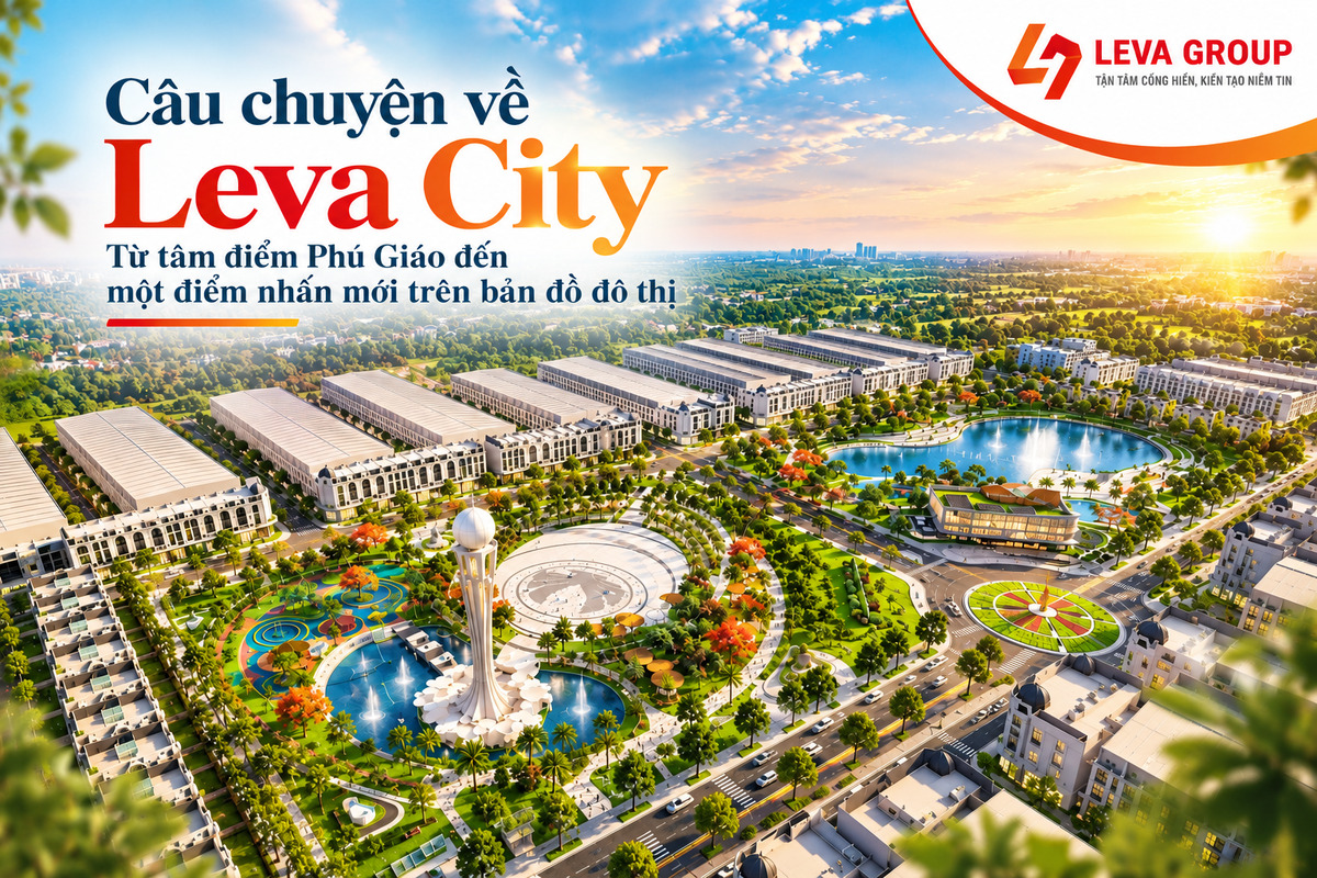 Câu chuyện về Leva City: Từ tâm điểm Phú Giáo đến một điểm nhấn mới trên bản đồ đô thị