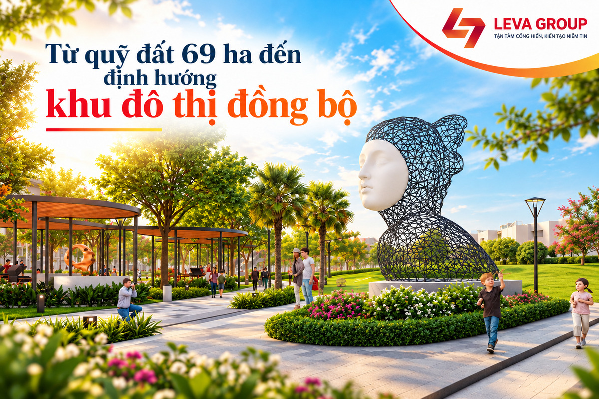 Từ quỹ đất 69 ha đến định hướng khu đô thị đồng bộ