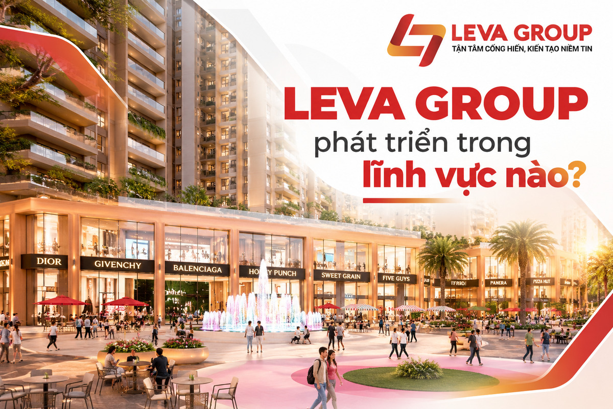 LEVA GROUP phát triển trong lĩnh vực nào?