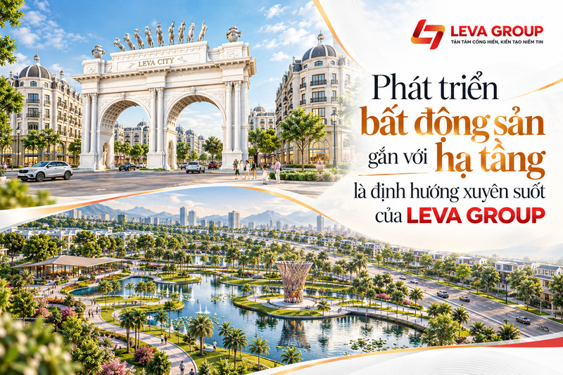 Phát triển bất động sản gắn với hạ tầng là định hướng xuyên suốt của LEVA GROUP