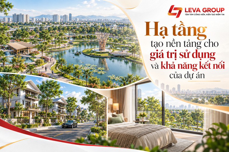 Hạ tầng tạo nền tảng cho giá trị sử dụng và khả năng kết nối của dự án