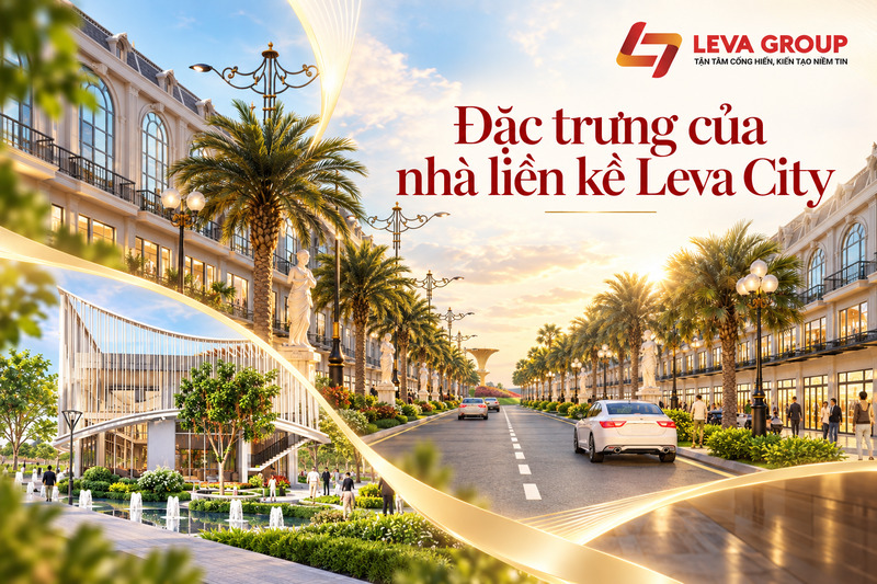 Đặc trưng của nhà liền kề Leva City